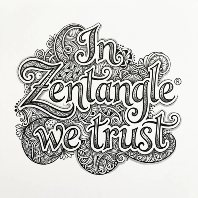 In Zentangle® we trust - Quote Generator